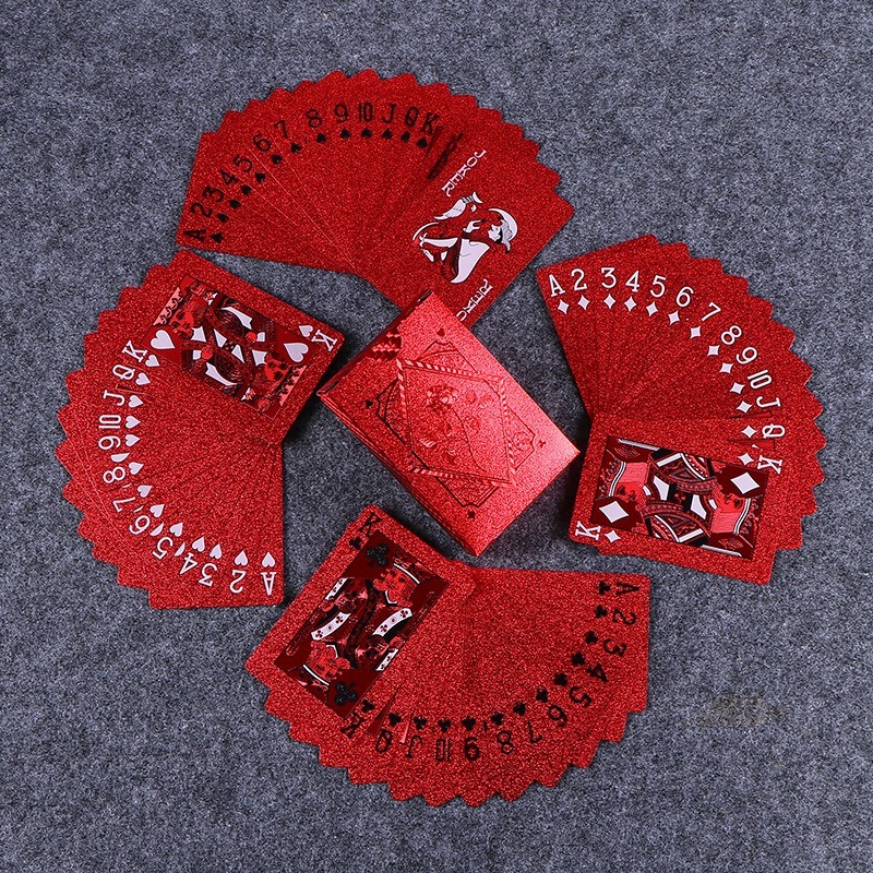 Hot Selling Custom Logo Red Plastic