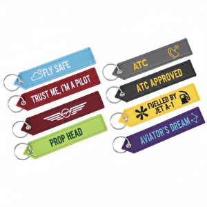 Брелок с вышивкой на заказ по оптовой цене, тканый, для мотоциклов, авиации, с логотипом, для автомобилей, подарков, промоакций - Product Image 4