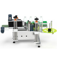 Automatischer Tisch-Etikettierer mit Umwickelfunktion Kleine Etikettiermaschine für Metalldosen und Glasflaschen