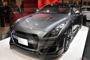 In fibra di carbonio personalizzato <span class=keywords><strong>T</strong></span> <span class=keywords><strong>K</strong></span> stile paraurti anteriore per Nissan GTR R35 2008-2016 - Product Image 2