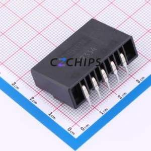 5605BG-004R141TTX00 Wire-to-Board Pin Header Bent Lead Through Hole,P=5.08mm Connector 1x5P 5.08mm Right Angle Insert 5P - Product Image 2