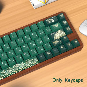 Différentes versions US/UK/JP/KR/RU/<span class=keywords><strong>ES</strong></span>/DE/BR de touches de clavier Animal Forest, profil Cherry, sublimation cinq faces pour clavier mécanique - Product Image 6
