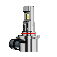 Ampoule de phare LED 9005/9006 avec ventilateur de refroidissement, faisceau stable, Plug and Play, éclairage avant pour Nissan Navara D40, phares LED