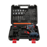Perceuse électrique sans fil portable 21V, moteur sans balais, batterie Li-Ion 1300mAh, qualité industrielle, légère (1,9 kg), pour perçage OEM
