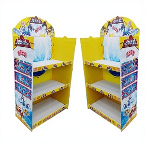Exportation transfrontalière pour <span class=keywords><strong>les</strong></span> commerçants <span class=keywords><strong>de</strong></span> <span class=keywords><strong>jouets</strong></span>, étagère en carton <span class=keywords><strong>de</strong></span> type super sol, présentoir <span class=keywords><strong>de</strong></span> collations, présentoir personnalisé fabriqué en Chine - Product Image 1