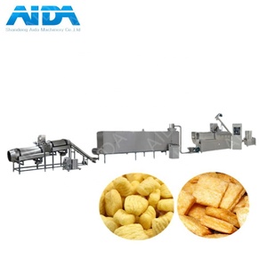 Línea de producción de bocadillos de hojaldre de maíz con icono similar Línea de máquina de bocadillos rellenos con núcleo de chocolate para bocadillos de maíz - Product Image 3