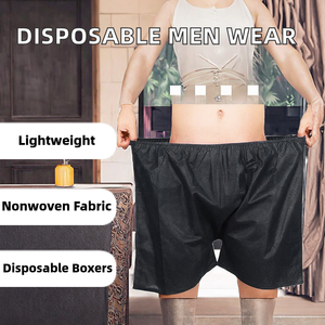 Culottes jetables unisexes en tissu non tissé Hensun avec élastique et design portable pour usage en spa, modèle 004 - Product Image 4