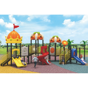 Grande structure de terrain de jeux extérieur avec cadre noir, toboggan <span class=keywords><strong>en</strong></span> spirale rouge, toboggans jaunes et bleus - Product Image 5