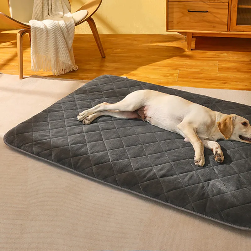 Toptan özel nefes köpek kanepesi çift kullanımlı çift taraflı Pet yatak ve aksesuarları köpek yuva büyük dikdörtgen Pet kedi yatakları