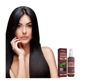 Natural 100ml Anti White Hair Spray Herbal Reduce Gray Spray Repair Hair Scalp Care Nourish White To Black Hair Growth