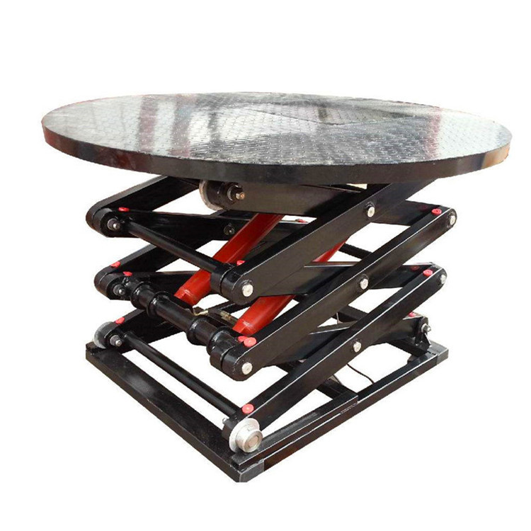 inoxydable de table élévatrice de ciseaux pour des ascenseurs de plate-forme de travail de plate-forme d'exposition automatique