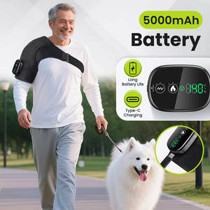 Masajeador de hombro con vibración eléctrico inalámbrico, alivio del dolor de calor, compresa caliente, masaje de brazo, masajeador de cuello y hombro, envío gratis a EE. UU. - Product Image 5