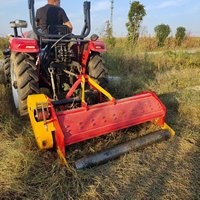 Broyeur de paille multi-cultures à entraînement par prise de force de tracteur, pour paille sèche et humide, avec lames en alliage, pour retour direct sur le champ agricole