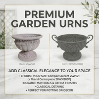 Jardinière en fer forgé sculpté à la main style Shabby Chic, grande jardinière décorative pour jardin, pelouse, cour, décoration intérieure - Usine