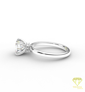 Anillo de Compromiso de Moissanita al por Mayor para Joyería Nupcial, Celebraciones de Boda y Regalos, Disponible al Mejor Precio - Product Image 6