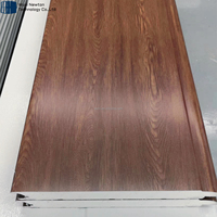 Panneau de porte de garage sectionnelle en acier isolé en mousse PU anti-pincement 40 mm 50 mm