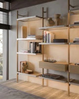 Étagères à livres en bois JINGSHUN, modernes, personnalisées, écologiques, pour la maison, le bureau, l'appartement, le salon, meubles modulaires, gain de place, école