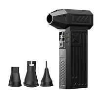 Souffleur d'air portable puissant pour automobile, allume-feu de camping extérieur, ventilateur rechargeable pour le nettoyage de voiture