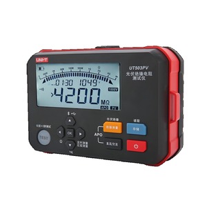 ยูนิ-ที ยูที 503 พีวีเครื่องทดสอบความต้านทานฉนวนไฟฟ้า แรงดันไฟฟ้า 1000v กระแสสลับ 600v 4000m พร้อมระบบแจ้งเตือนสูง - Product Image 2