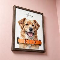 Plaque commémorative ronde en bois PAIPET avec support, personnalisable avec photo, nom et empreinte de patte pour la commémoration de la perte de chiens et chats, cadeau de sympathie, décoration