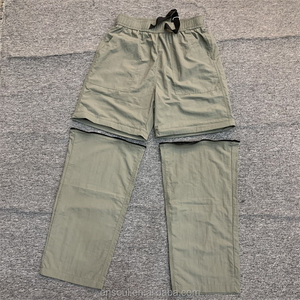 Custom vita alta Utility tasca Twill in Nylon pista in poliestere frangivento due pezzi con cerniera <span class=keywords><strong>Cargo</strong></span> Shorts rimovibili per gli uomini - Product Image 1
