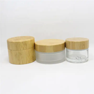 Luxury Contenant Cosmetique <b>Sunscreen</b> Face Cream Jar Cosmetic Packaging Amber Cosmetic Glass Jar With Lid - Product Image 4