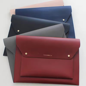 Bền PU da phong cách Hàn Quốc Phong Bì tài liệu tập tin Pouch máy tính xách tay tay Áo máy tính Bìa kinh doanh tập tin thư mục cho Macbook - Product Image 1