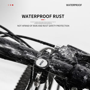 Verrou de vélo en alliage d'aluminium durable avec anneau de verrouillage en métal, <span class=keywords><strong>ultra</strong></span> léger, mini verrou de casque de vélo - Product Image 4