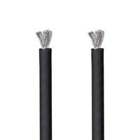 Câble électrique en silicone à haute température, isolé, multi-brins, cuivre étamé, calibre 10 AWG, fil en silicone