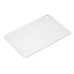 Tabla de cortar de acero inoxidable con regla y orificio para colgar, utensilio de cocina, tabla para picar. - Product Image 1