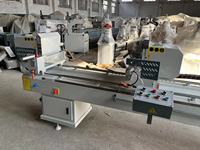 Venta directa de fábrica Máquina de corte oblicua doble de aluminio CNC de alta calidad Nueva condición Motor Core PLC Puertas Ventanas PVC UPVC