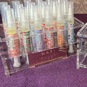 Tùy chỉnh bán lẻ Countertop hiển thị đứng <span class=keywords><strong>Acrylic</strong></span> lớp biểu bì dầu bán lẻ <span class=keywords><strong>Rack</strong></span> hiển thị/Sơn móng tay sơn tổ chức hiển thị giá - Product Image 6