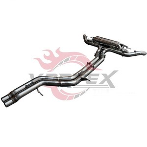Escape Trasero de Alto Flujo Vortex de Acero Inoxidable Pulido para AUDI Q8 3.0T 2019-2024 - Product Image 6