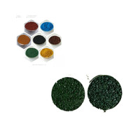 Ciment naturel, brique béton, pigment de brique, poudre de oxyde de fer bleu vert