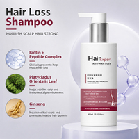 Shampooing Raffermissant Double Peptide pour Femmes Traitement Anti-Chute Fortifiant les Racines des Cheveux Nettoyage en Profondeur Soin du Cuir Chevelu