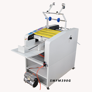 Machine de plastification thermique A3 pour <span class=keywords><strong>feuilles</strong></span>, plastifieuse à rouleaux avec rouleau de pression en silicone, chauffée à l'huile, alimentation par aspiration entièrement automatique - Product Image 3