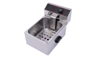 <span class=keywords><strong>Friteuse</strong></span> électrique commerciale épaissie, commerciale, 2x 6L, appareil à cuire des frites et du poulet - Product Image 3