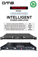 PFA2K4 Produits Phares 2025 – Carte de circuit amplificateur audio numérique professionnel de classe D à 4 canaux 500W
