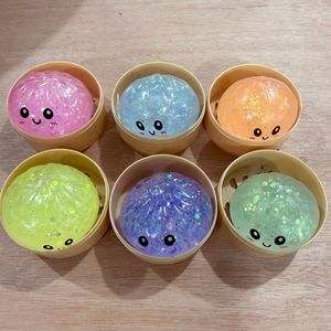 2026 Jouet Squishy Dumpling en TPR Luminescent dans le Noir, Boîte Mystère, à Remontée Lente, Anti-stress Kawaii Sensoriel - Product Image 6