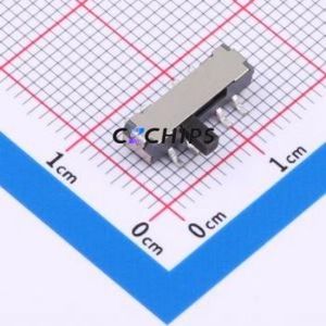 MST-23D18G3-WT Slide Switch SMD Switch Double Pole Three Throw Rectangle Pin Header SMD Tab Horizontal Mount - Product Image 1