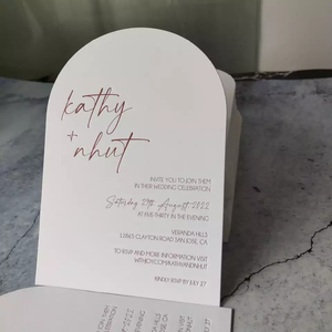 印刷定制高档金箔浮雕徽标压花卡标签名片婚礼请柬 - Product Image 1