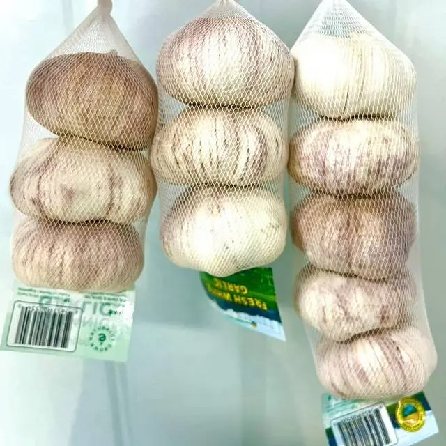 Factory direct selling bag garlic net garlic net roll  garlic net