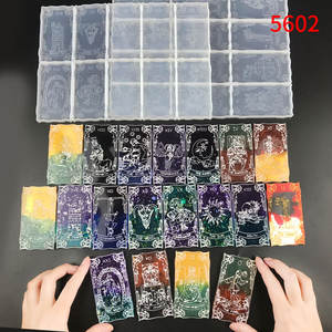 ชุดไพ่ทาโรต์ขายดีที่สุดในช่วงต้น,แม่พิมพ์ซิลิโคน DIY กระจกเครื่องประดับจี้เรซินหล่อขึ้นรูป - Product Image 4