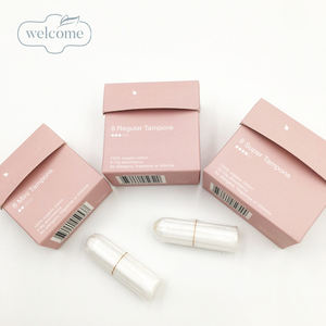 Échantillons gratuits de tampons en coton biologique Produits <span class=keywords><strong>Applicateur</strong></span> Soins personnels Produits d'hygiène féminine - Product Image 1