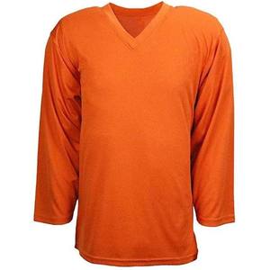 เสื้อฮอกกี้น้ำแข็งแบบเรียบสำหรับผู้ชายทันสมัย รับสกรีนโลโก้และชื่อ ระบายความชื้น ชุดฮอกกี้แบบเรียบ บริการ OEM ผลิตจากโพลีเอสเตอร์ 100% - Product Image 6