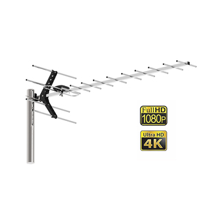 เสาอากาศทีวีดิจิตอลแบบยากิ HD สำหรับภายนอกอาคาร ระยะไกล ติดตั้งบนเสา - Product Image 1