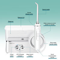 Irrigateur buccal de comptoir H2ofloss, réservoir d'eau de 570 ml, 6 modes, jet d'eau pour soins dentaires, irrigateur buccal sans fil