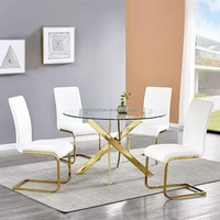 Tables basses modernes pour salon table centrale en verre design table à manger ronde pour salle à manger