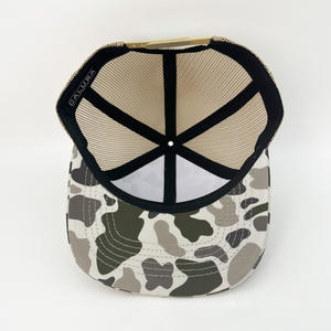 หมวกแก๊ปผู้ชายแบบปรับได้ลายสัตว์ 7 ช่องตาข่าย ผ้าฝ้าย รุ่น richardson 168 หมวก snapback แบบกำหนดเอง ลายพรางเป็ด หมวก trucker - Product Image 6