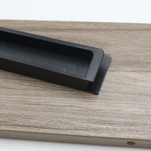 Hidden Handle Rectangle ABS Cabinet Drawer Pull Minimalist Design Easy Installation Furniture Accessory - Product Image 3